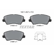 Textar Front Brake Pad Set 2153201