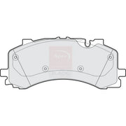 Apec Black Front Brake Pad Set fits Audi A6 C8 2019-2021
