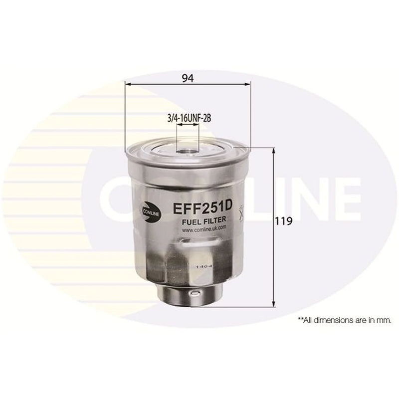 Comline Fuel Filter Element fits Honda Cr-V 2005-2006 2.2