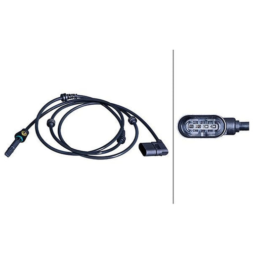 Hella ABS Wheel Speed Sensor Front fits Mercedes-Benz Eqc 2019-2023 293.890