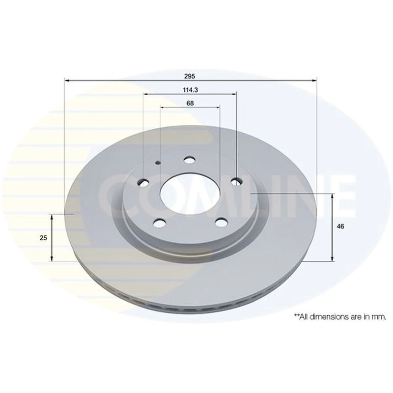 Comline Front & Rear Brake Discs & Pads fits Mazda CX-30 2019 on 1.8