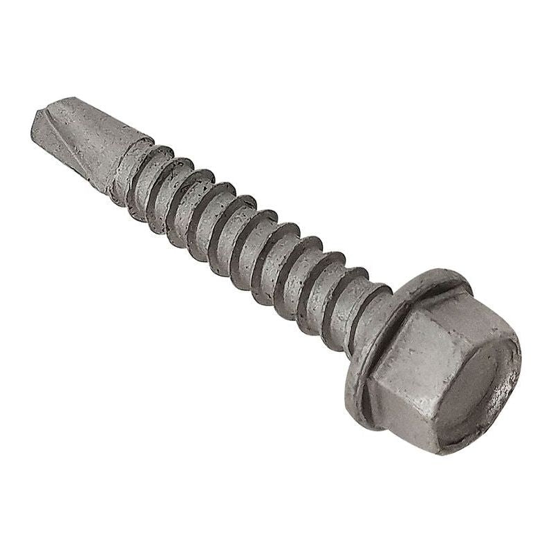 Forgefix TechFast Roofing Sheet to Steel Hex Screw No.3 Tip 5.5 x 75mm Box 100 ForgeFix - Dynamic Drive