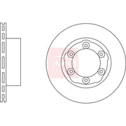 Apec 2 x Vented Brake Discs