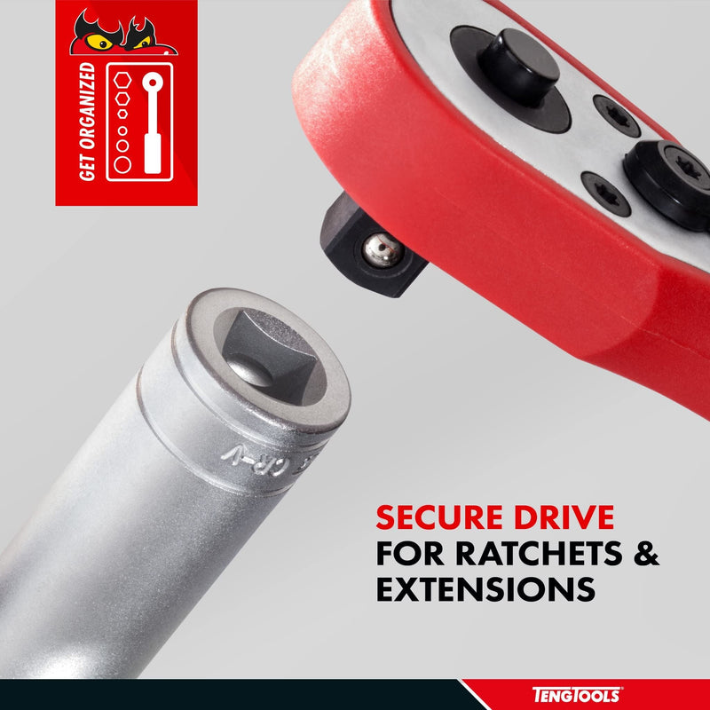 Teng Tools 1/4" Deep Socket 12 pt AF 5/16" Teng Tools - Dynamic Drive