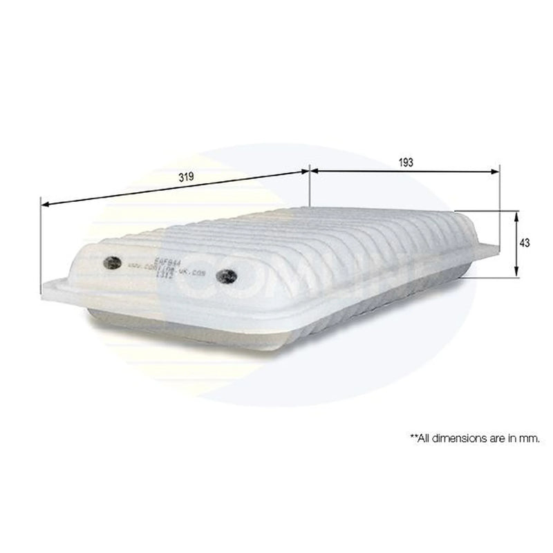 Comline Service Kit with Air, Oil & Cabin Filters fits Toyota Alphard I