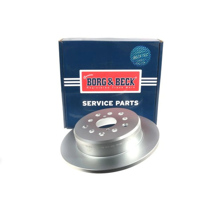 Borg & Beck 2 x Solid Rear Brake Discs BBD5775S-x2