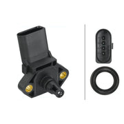 Hella Turbo Boost Pressure Sensor Left fits Audi A3 1999-2013 1.8 2.0