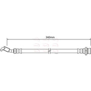 Apec Brake Hydraulic Hose Line Rear Left fits Hyundai IX35 2009-2015 1.6 1.7 2.0