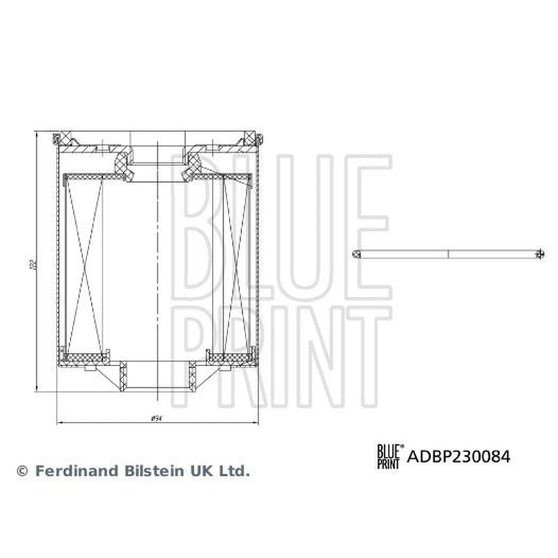 Blue Print Fuel Filter Element fits Mercedes-Benz Sprinter 3-T 2000-2006