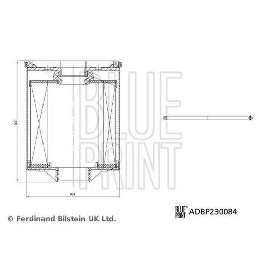 Blue Print Fuel Filter Element fits Mercedes-Benz Sprinter 3-T 2000-2006