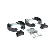 Bosch Brake Shoe Set Axle Kit fits Citroën Ax 1986-1998 1.3 1.4