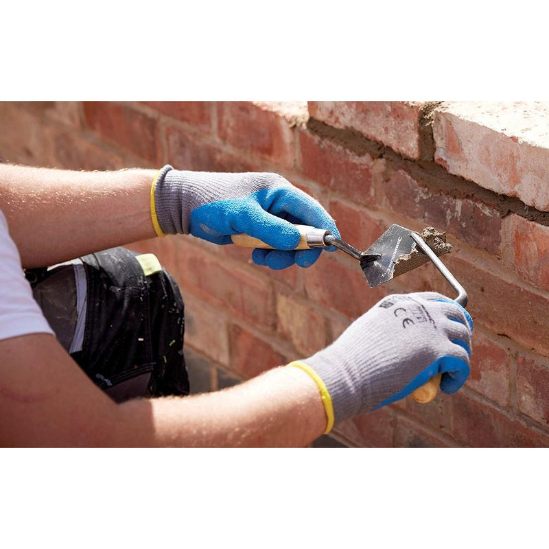 Silverline Latex Builders Gloves XL 10 Silverline - Dynamic Drive