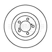 Borg & Beck Front & Rear Brake Discs & Pads fits Subaru Impreza 1995-2000 2.0