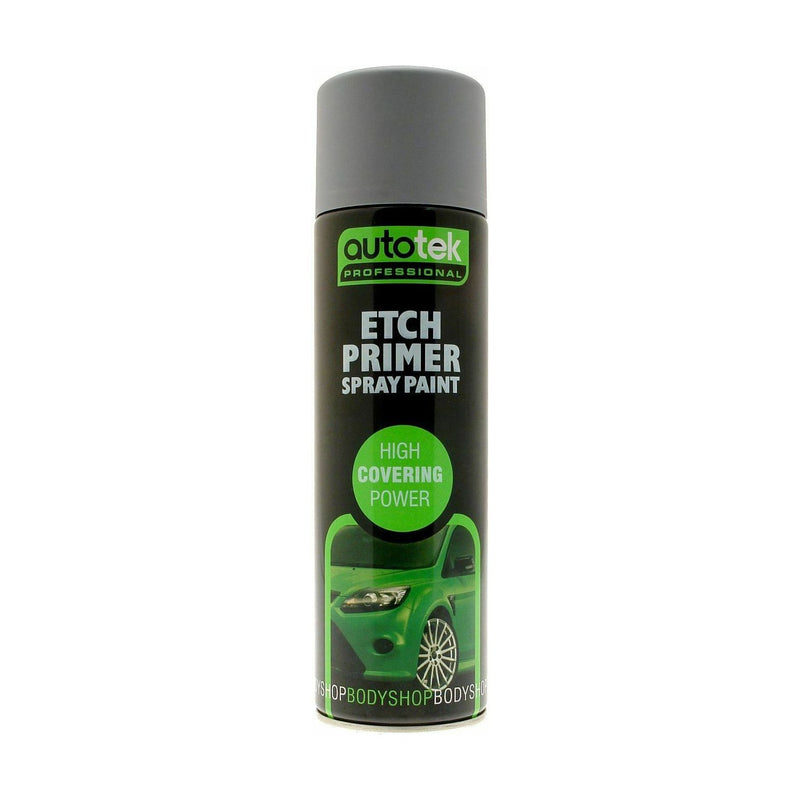 2X Autotek Professional Acid Etch Primer Aerosol 500Ml For Aluminium Autotek - Dynamic Drive