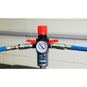 Sealey Heavy Duty Air Filter Regulator 1/2" Inlet 1/4" Outlet Water Trap SA2FR Sealey  - Dynamic Drive
