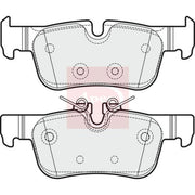 Apec Rear Brake Pad Set PAD2007