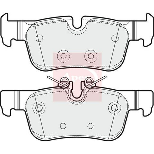 Apec Rear Brake Solid Discs & Pads fits Mini Mini 2016 on