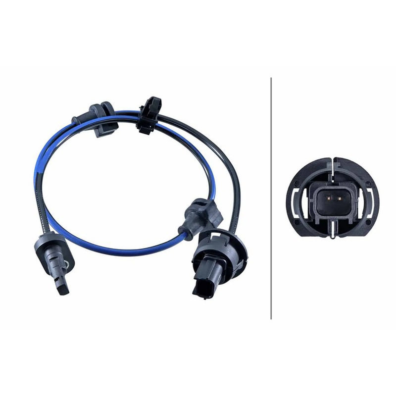 Hella ABS Wheel Speed Sensor Rear 6PU 358 251-281