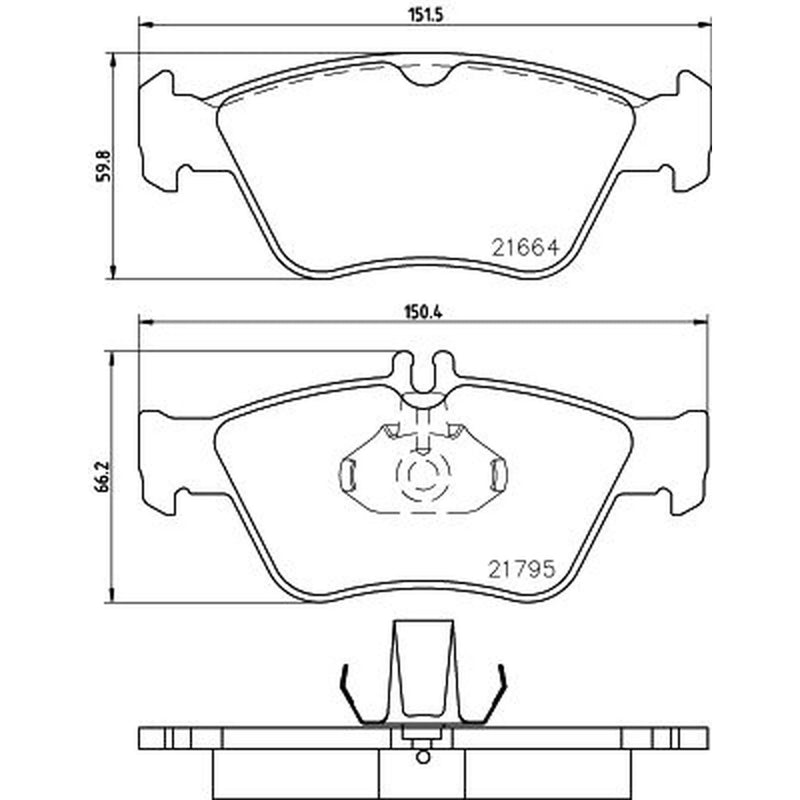 Mintex Front & Rear Brake Discs & Pads fits Mercedes-Benz Clk 2000-2002