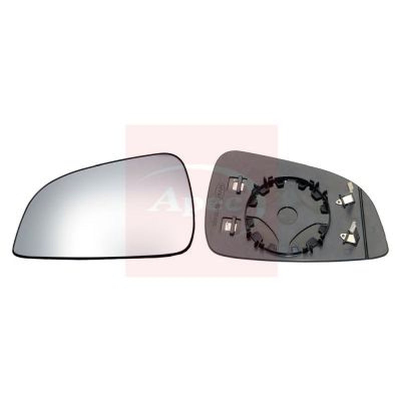 Apec Exterior Wing Mirror Glass Left fits Opel Astra H 2004-2014
