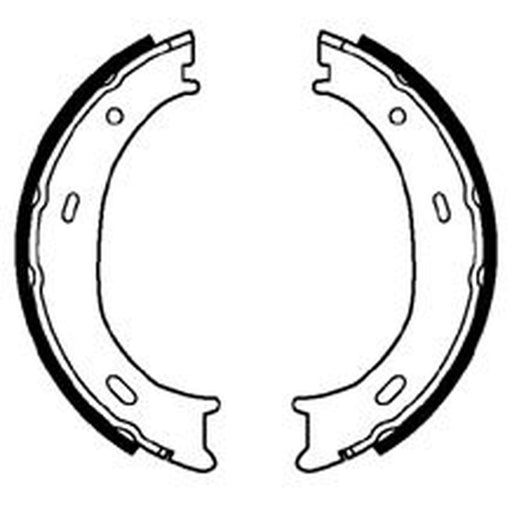 Abtex Brake Shoe Set Axle Kit fits Mercedes-Benz Sprinter 2-T 1995-2006