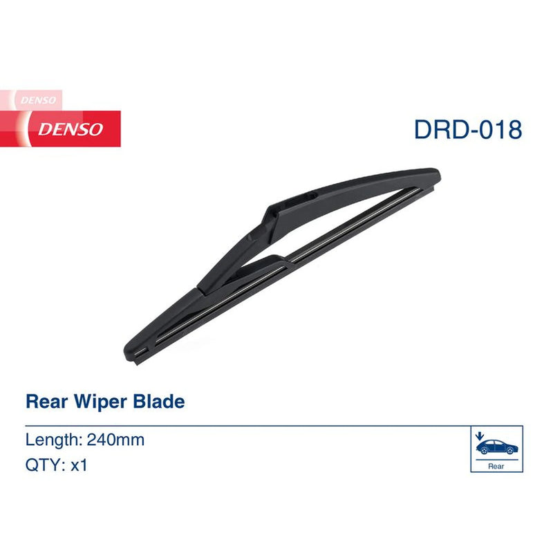 Denso Rear Wiper Blades fits Citroën C4 Cactus 2014-2018 1.2 1.5 1.6