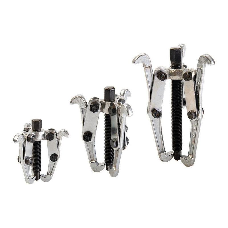 Silverline Gear Puller Set 3pce 75, 100 & 150mm Silverline - Dynamic Drive
