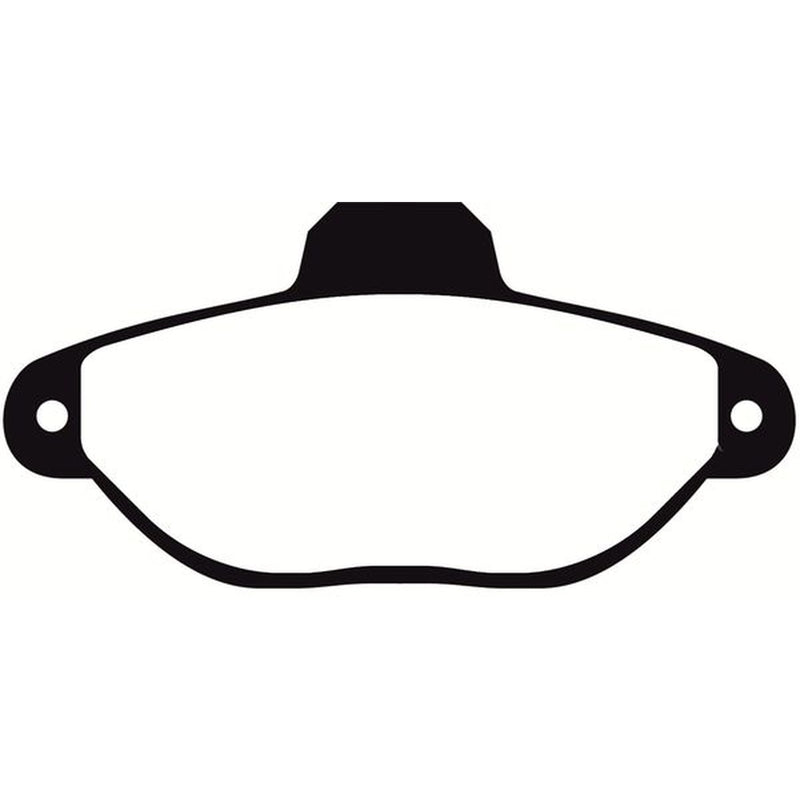 Abtex Front Brake Pad Set fits Fiat 500 2007 on 1.2