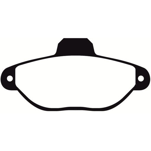 Abtex Front Brake Pad Set fits Fiat 500 2007 on 1.2