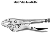 Teng Tools Curved Jaw Power Grip Plier 125mm Teng Tools - Dynamic Drive