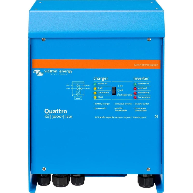 Victron Quattro Inverter Charger (12V / 3000VA / 120A) Victron - NN4 Online