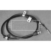 Borg & Beck Handbrake Cable Left Rear BKB3383