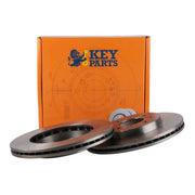 Key Parts 2 x Vented Front Brake Discs KBD4716-x2