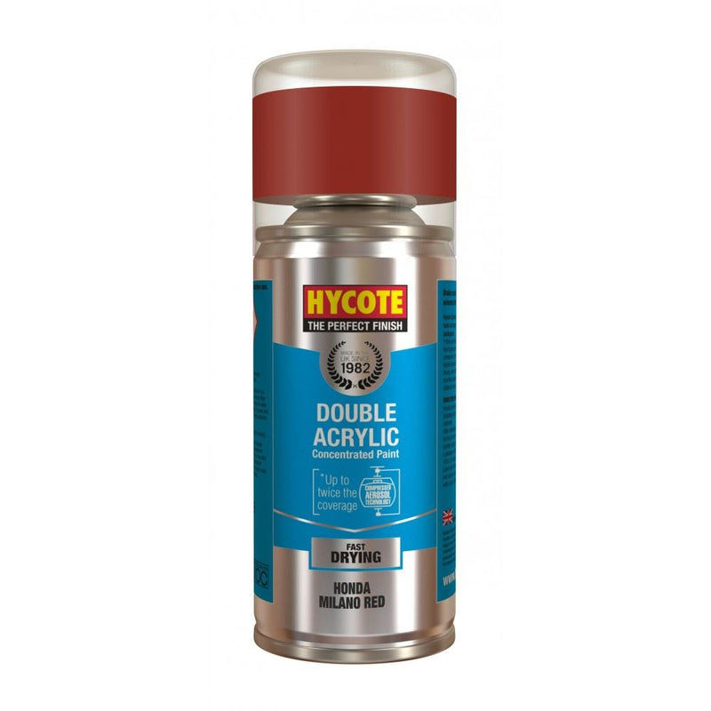 2x Hycote Aerosol Paint for Honda Milano Red 150ml Hycote - Dynamic Drive