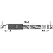 Borg & Beck Brake Hydraulic Hose Line inner BBH6868