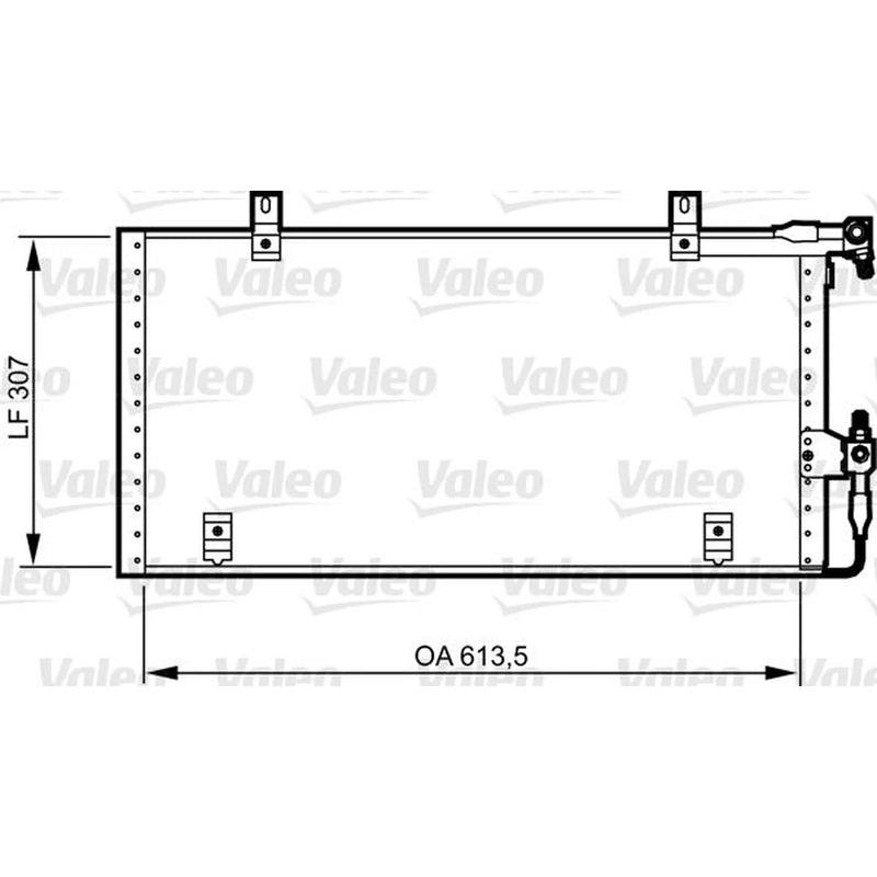 Valeo Air Conditioning Condenser 814291