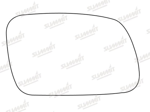 Summit Stick-On Standard Mirror Glass fits Peugeot 307 RHS Summit - Bars 4 Cars