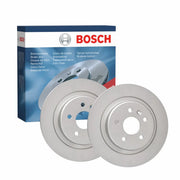 Bosch 2 x Solid Rear Brake Discs 0986479D90-x2