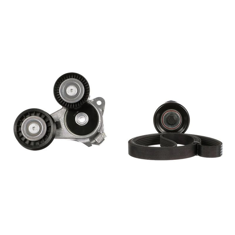 Gates V-Ribbed Belt Set fits Ford C-Max 2007-2010 1.8