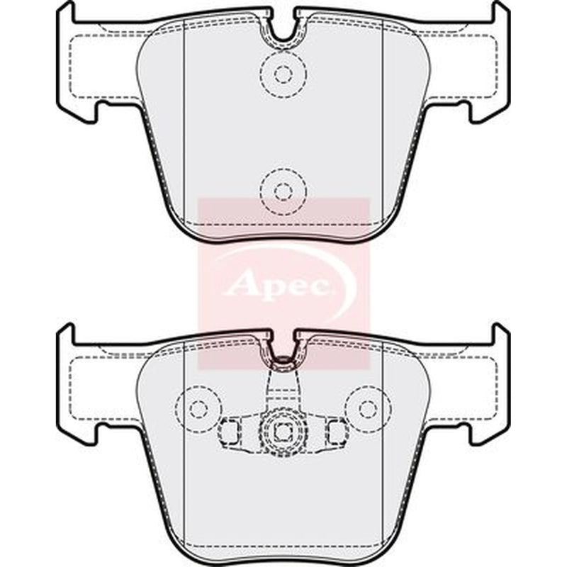 Apec Front Brake Pad Set PAD2122