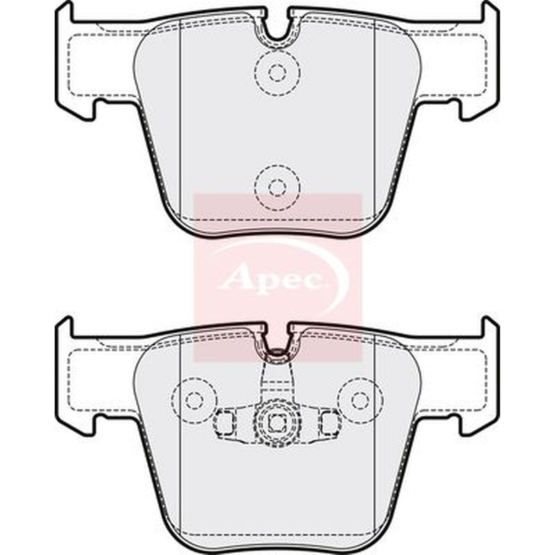 Apec Front Brake Pad Set fits Mercedes-Benz S-Class 2005-2013