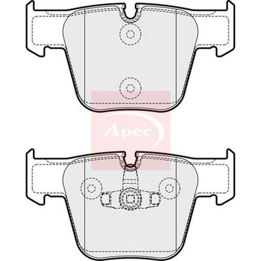 Apec Front Brake Pad Set fits Mercedes-Benz S-Class 2005-2013