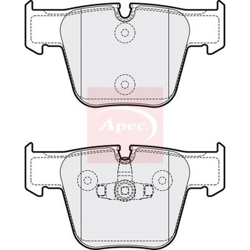 Apec Front Brake Pad Set PAD2122
