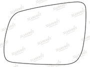 Summit Stick-On Standard Mirror Glass fits Mitsubishi Lancer LHS Summit - Bars 4 Cars