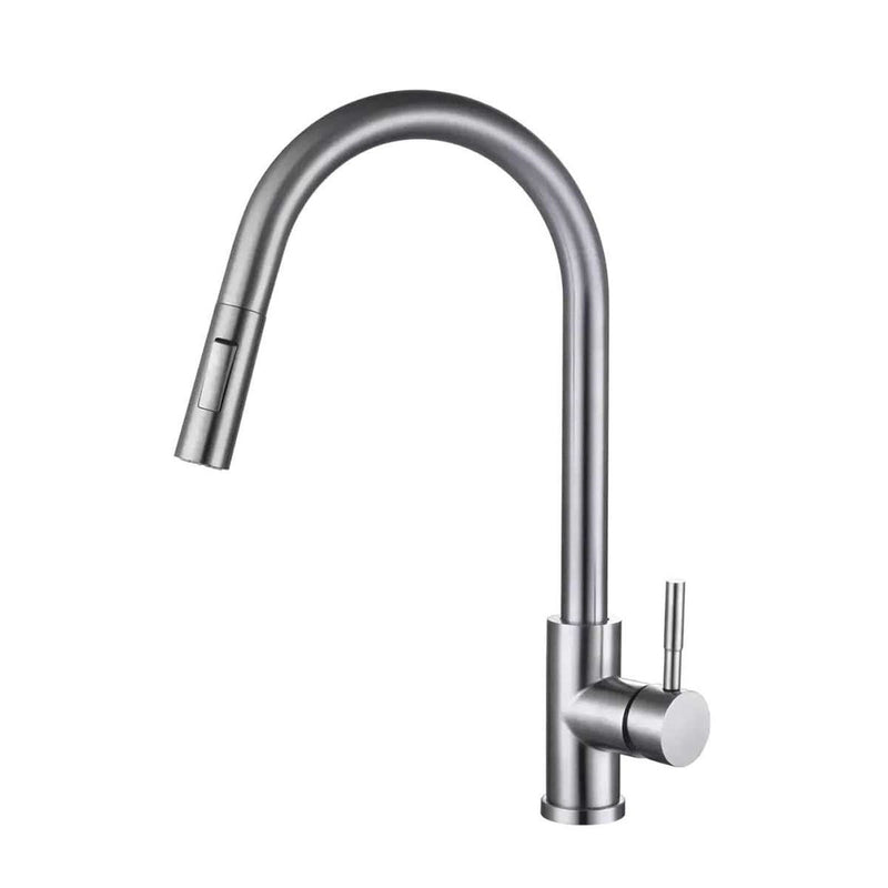 Stainless Steel Pull Out Kitchen Sink Mixer Tap AG - UK Camping And Leisure