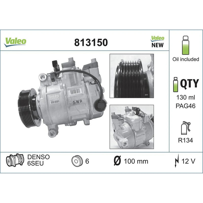 Valeo Air Conditioning Compressor 813150