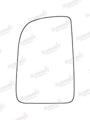 Summit Heated Base Plate With Commercial Mirror Glass fits Mercedes Sprinter 18 on LHS (Suitable for short arm mirrors) Summit - Bars 4 Cars