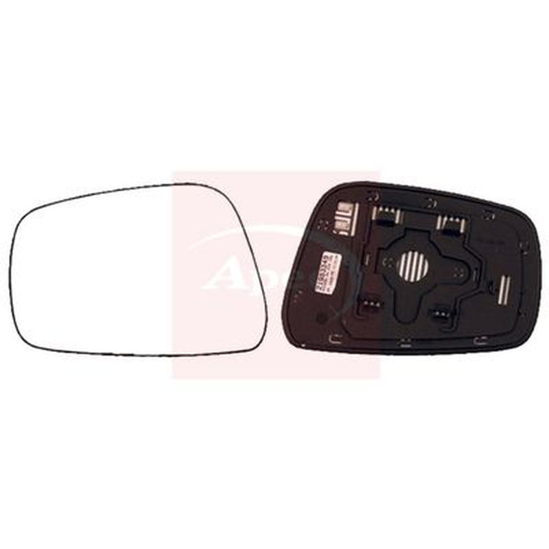 Apec Exterior Wing Mirror Glass Left fits Nissan Navara NP300 2005-2006 2.5