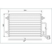 Valeo Air Conditioning Condenser 817679