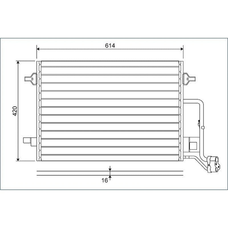 Valeo Air Conditioning Condenser 817679
